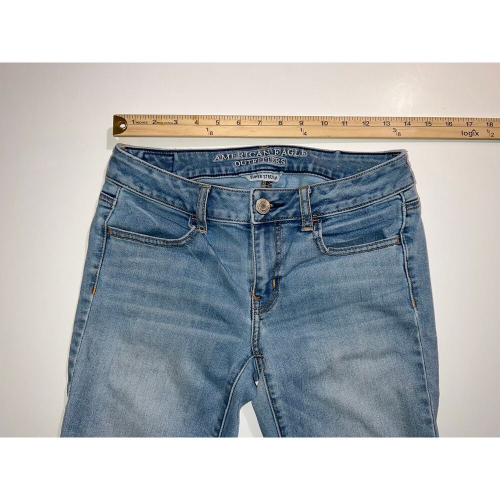 American Eagle outfitters women’s super stretch blue jeans jegging - Picture 6 of 11